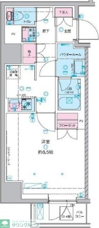 ジェノヴィア桜上水IIの物件間取画像